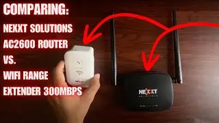 Comparing Nexxt Solutions AC2600 Router vs. WiFi Range Extender 300Mbps