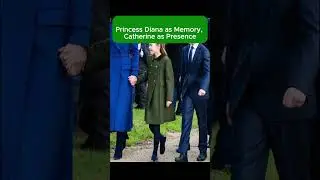 Princess Diana as Memory, Catherine as Presence #dianaspencer #royalfamily #princessofwales
