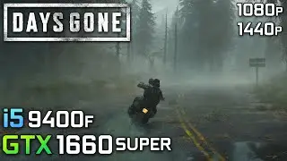 Days Gone Patch 1.04 : GTX 1660 Super | i5 9400F | 1080p 1440p | Gameplay Benchmark