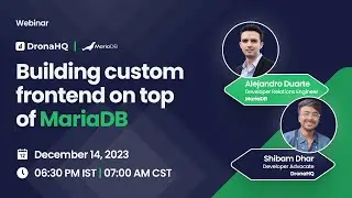 Building an Appointment Management System and Dashboard with MariaDB and DronaHQ | Live Masterclass
