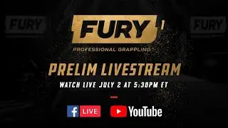 LIVESTREAM | FURY PRO Grappling 1 - Prelims