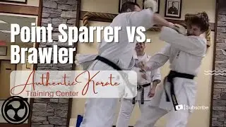Point sparring vs. A brawler