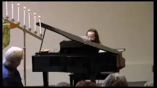 Sarah Coleman singing Jesus Loves Me September 25 Carmel Christian Church