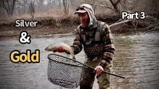 Fly Fishing for Big Trout in A Lake Ontario tributary