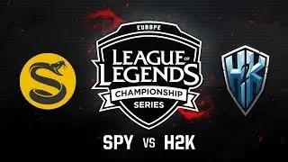 H2K vs. Splyc e | EU LCS Summer Regional Qualifier | Game 1| H2K vs. SPY (2017)