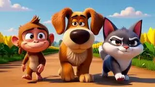 WATCH TILL THE END| Sheru 🐶 Lalu 🐒 Poo 🐱 | Funny Cartoon Episode #sheru #sheru #cartooncomedy #viral
