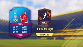 RIP ON THE RIGHT SBC! DOUGLAS COSTA REWARD! - COMPLETED - FIFA 17 ULTIMATE TEAM