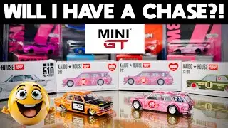 I OPENED MY BOX STYLE MINI GT KAIDO HOUSE DATSUNS TO SEE IF I HAVE A CHASE CAR!! THEY ARE SO NICE!!