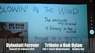 DYLANIATI FOREVER TRIBUTO a BOB DYLAN @Nembro 20 2 2026