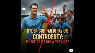 Ryder Cup Fan Behavior Controversy  Where Do We Dr