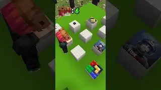 TELEPATHY CHALLENGE IN MINECRAFT 🧐| Voltik + @Eagle #BlockBlast