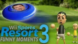 TEAM FRISBEE GOLF with Trump, Stallone, and More! - Wii Sports Resort Funny Moments (Part 3)