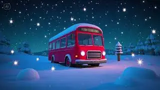 Wheels on the Red Bus & Twinkle Twinkle in Snow 🚍❄️✨ | Baby Tunes