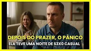 Ela chegou tarde em casa de uma aventura de uma noite… ao Acender a Luz Foi Chocante!