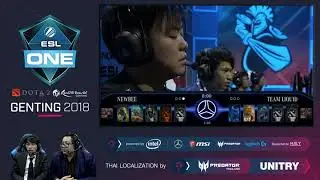 [TH-Official] ESL One Genting 2018 | Final | Newbee ⚔️ Team Liquid | Game 2