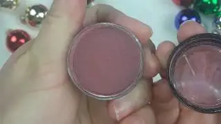 Como hacer acrilico Rojo Rubi y acrilico Esmeralda