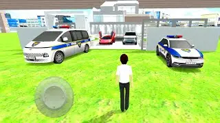 Lamborghini car and police car security MI Bangalore -3D driving class game  #cargame #gameplay