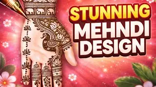 Stunning Mehndi design आसान तरीकों से मेहँदी लगाना सीखें दुल्हन की मेहंदी डिजाइन