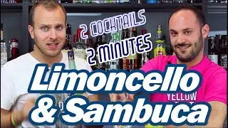 2 Cocktails in 2 Minutes - Di Capri Limoncello & Molinari Sambuca