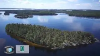 Lake Puula in the mid of Finnish Lakeland