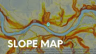 Delphi Murders Maps: SLOPE OF THE CRIME SCENE