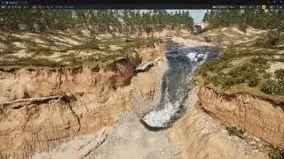 Coast & Dunes Environment Set with Unreal Engine 5.6 Simulation water plugin
