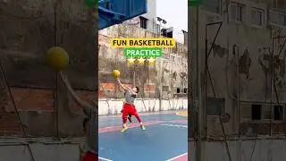 FUN BASKETBALL PRACTICE 💫 Kids Basketball Training #ballislife #hooper #basketballhighlights