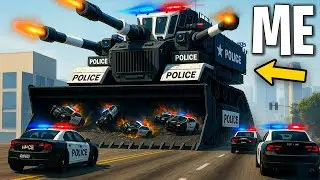 Trolling Cops with Police Tanks in GTA 5 RP