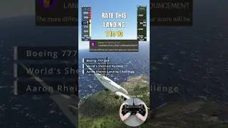 Pilot Attempts Aaron Rheins Impossible Saba Landing Challenge - Microsoft Flight Simulator 2020