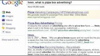 Pizza Box Advertising-It's Effective!