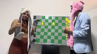 Teaching My Wife How to Play Chess on a Giant Board! Part 1 