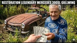 ASMR - Restoration Rescuing a Legendary Mercedes 300SL Gullwing After 40 Years