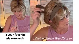 Freedom by Godiva's Secret Wigs is so worn out.....But can she be saved??  Meat-n-Taters Wig Reviews