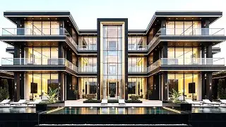 The Obsidian Flow Residence | A Sculptural Modern Luxury Mansion