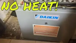 Sunday Emergency Heating Service Call Daikin Gas Furnace Dead Transformer How to Test and Repair