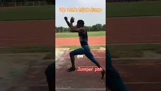 Up state triple jump under 20 championship 2023 #vairal #army #longjump #sport #tripal jump