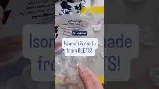 How much do YOU know about isomalt?? Drop your questions below! #isomalt #Sugar #candy #sugarfree