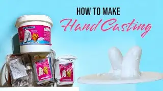 Unboxing and Making Hand Casting || Khamasi 3D Hand Casting Kit #craft #casting #youtube #how #viral