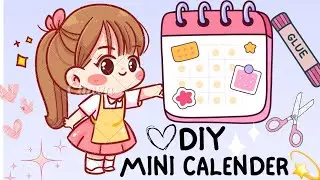 Mini Calendar Craft ✨ | Easy Paper Craft for Beginners 