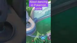 Absol id dancing in pokemon unite || #shorts  #pokemon unite #pokenite    bunny #pokeneger #pokemon