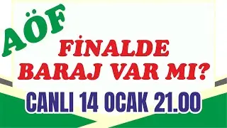 AÖF Finalde Baraj Var mı - Dönem Sonu Açıköğretim Sınavı