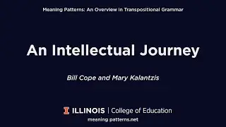 An Intellectual Journey