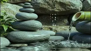 Relieves Stress, Anxiety &ndash; Peaceful Relaxing Music with Bamboo Water Sounds for Healing & Mind Rest