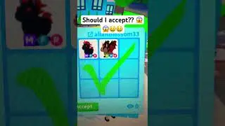 Would You Accept A MEGA BAT DRAGON AND EVIL UNI For This ? #adoptme #viral #adoptmetrades #giveaway