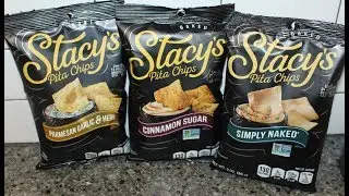 Stacy&rsquo;s Pita Chips: Parmesan Garlic & Herb, Cinnamon Sugar and Simply Naked Review