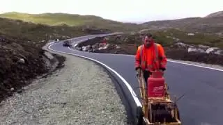 Thermoplastic line Painting in Harris by Fastlane Roadmarkings