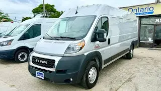 2022 RAM ProMaster 3500 High Roof 159&rdquo; | Extended Long Work Van with Shelving & Towing 