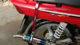 Knalpot FIZR staenless ujung biru JPM Racing