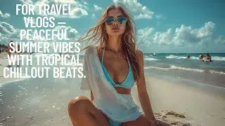 🌊 Chill Beach Vibes – Summer Music for Travel Vlogs, Relaxation & Ocean Scenes | Female Energy