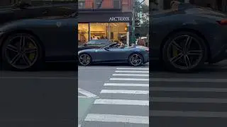 Ferrari Roma Spider Found in NYC #nyc #new York #newyorkcity #ferrari #cars #ferrariroma #viralshort